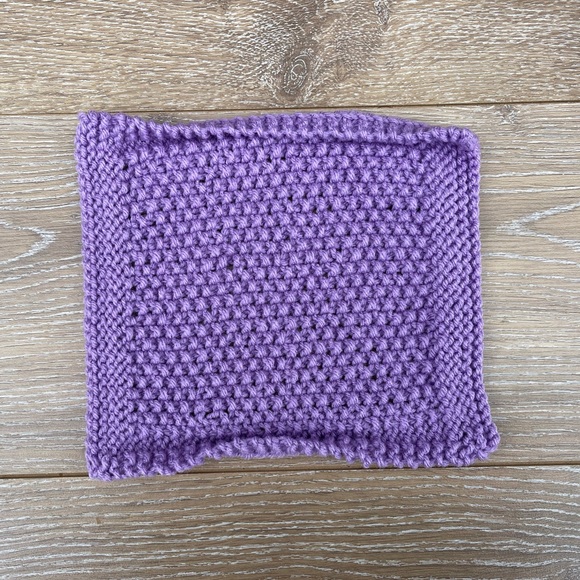 Set of 3 Handmade Lilac Purple Shade Dishcloths - Picture 8 of 8